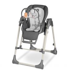 Стільчик для годування з функцією гойдання Lionelo Laurice Grey Stone